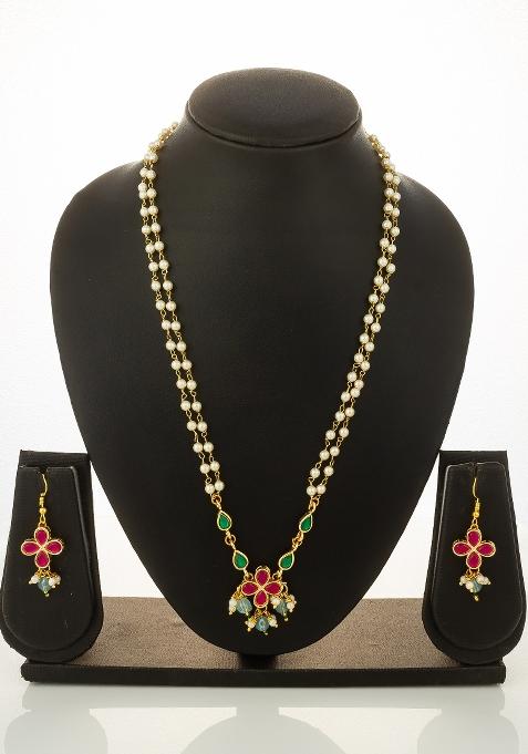 Multicolor Alloy Necklace Set