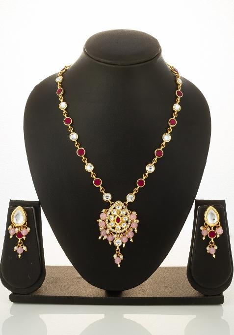 Multicolor Alloy Necklace Set