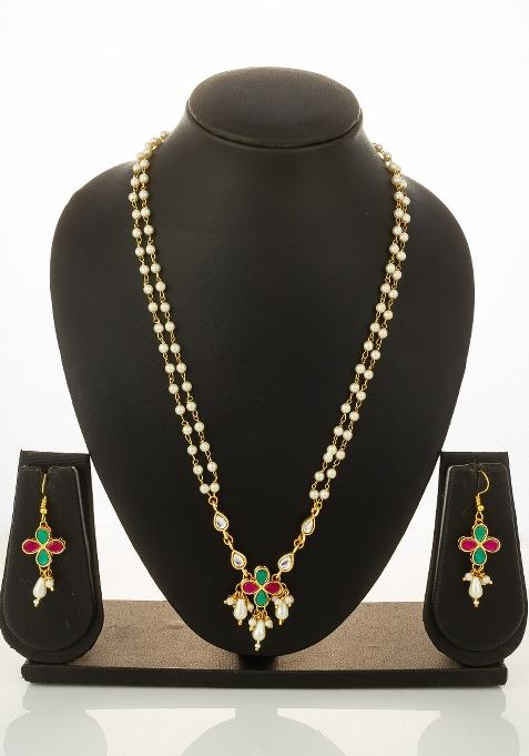 Multicolor Alloy Necklace Set