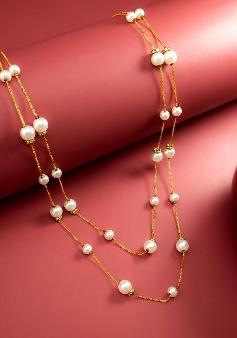 Golden Alloy Necklace