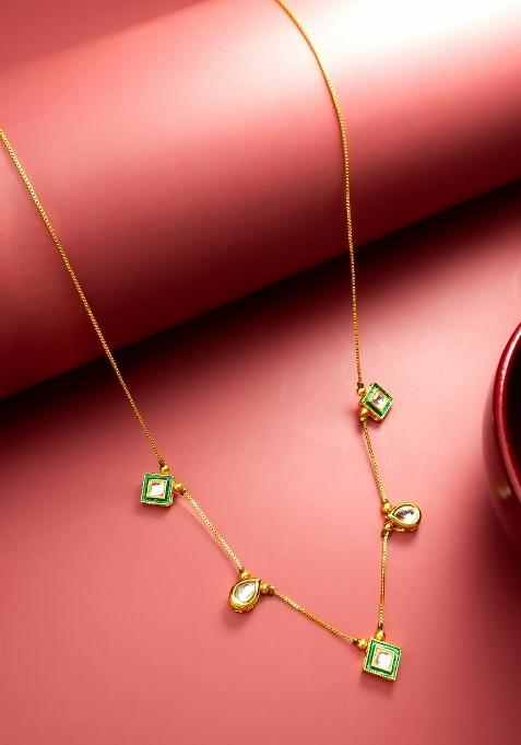 Golden Alloy Necklace