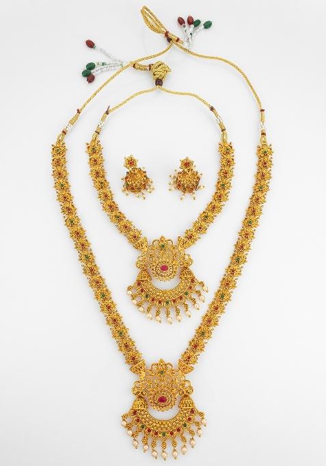 Multicolor Alloy Necklace Set
