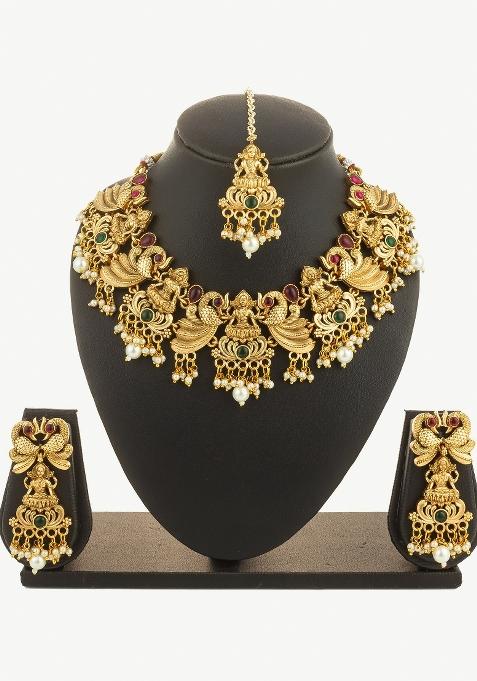Multicolor Alloy Necklace Set