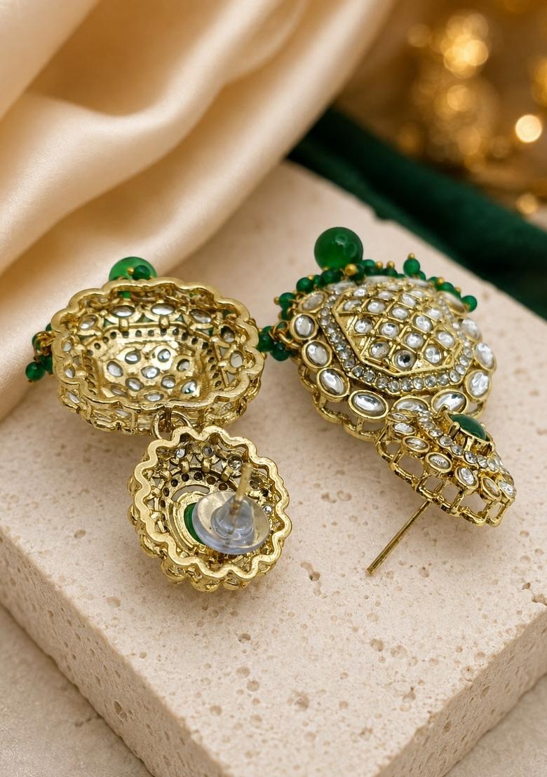 Gold Alloy Necklace Set - Indya