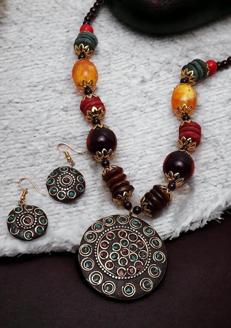 Multi Big Beads Necklace