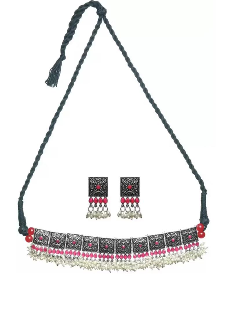 Ruby Multi Square Tassel