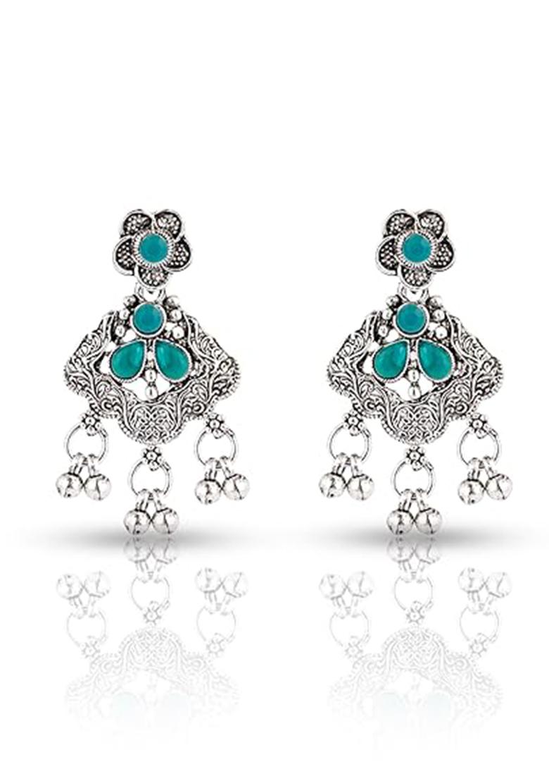 Gs Blue Double S Long Necklace