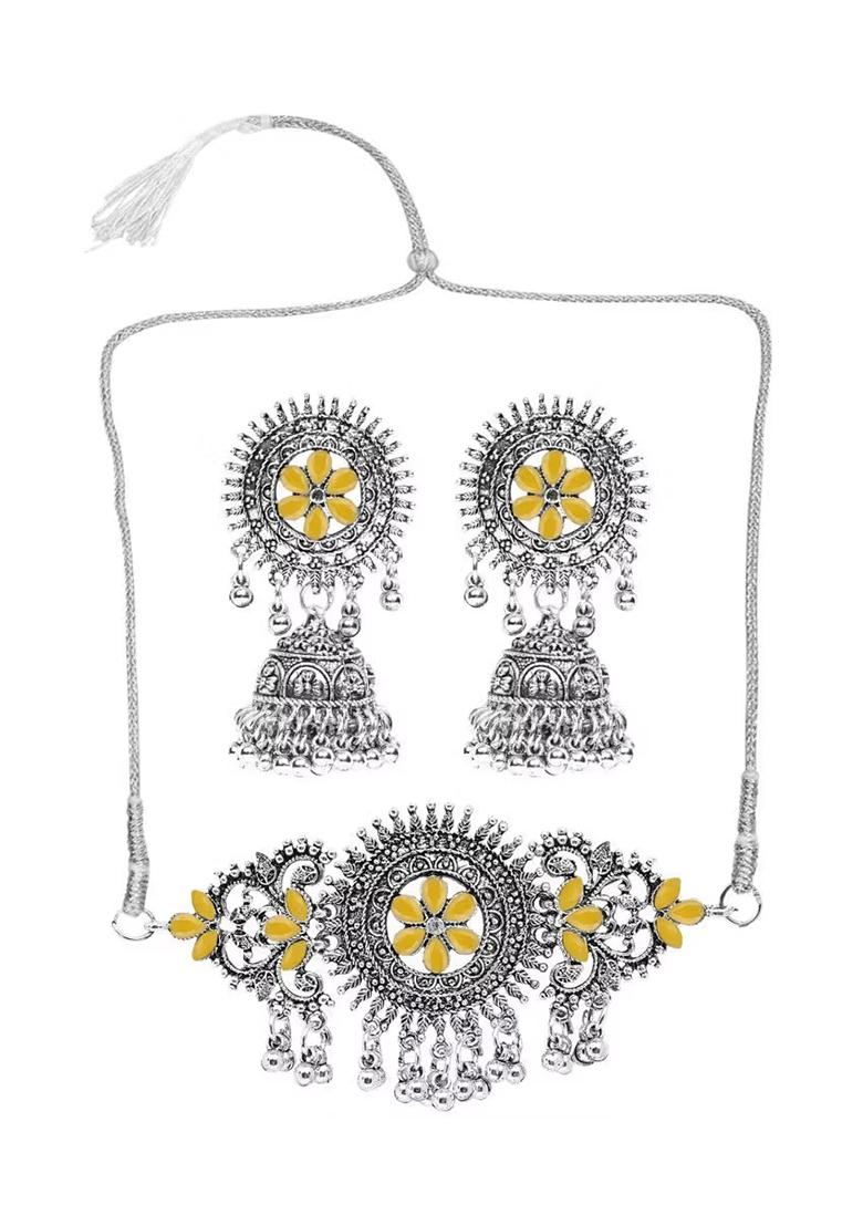 Gs Yellow Flower Choker