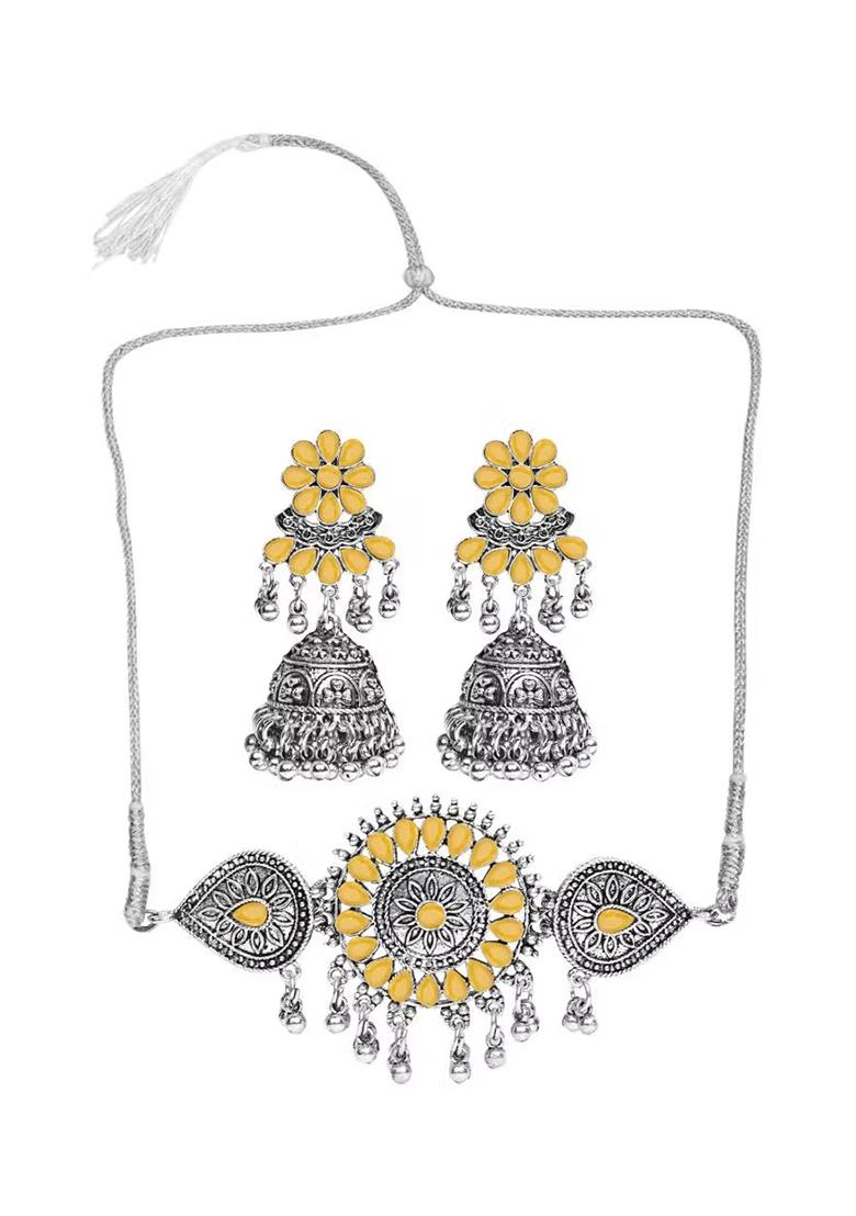 Gs Yellow Chakri Necklace