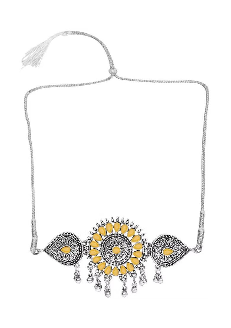 Gs Yellow Chakri Necklace