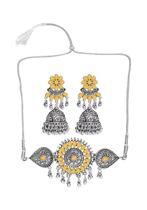 Gs Yellow Chakri Necklace