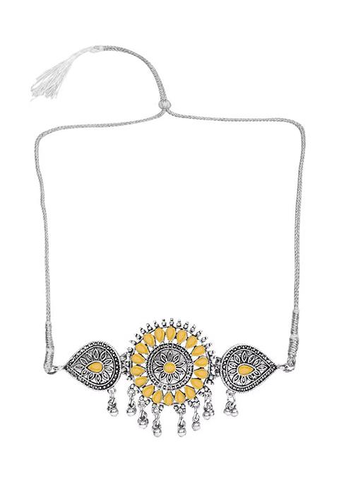 Gs Yellow Chakri Necklace