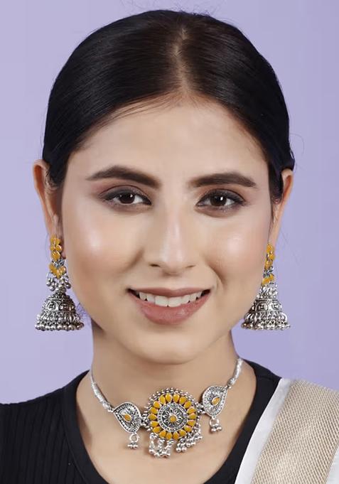 Gs Yellow Chakri Necklace