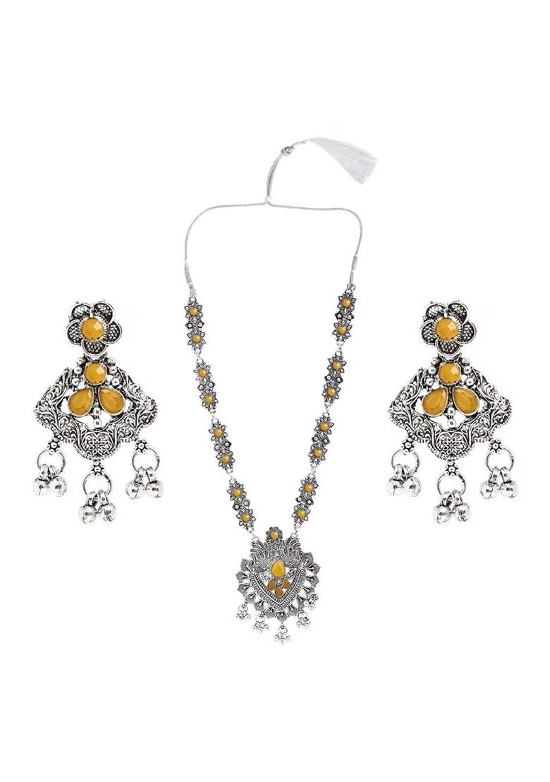 Gs Yellow V Long Necklace