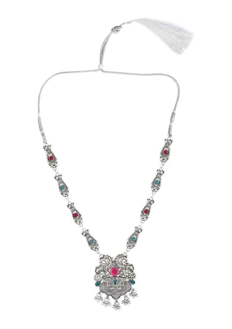 Gs Multicolor Double S Long Necklace