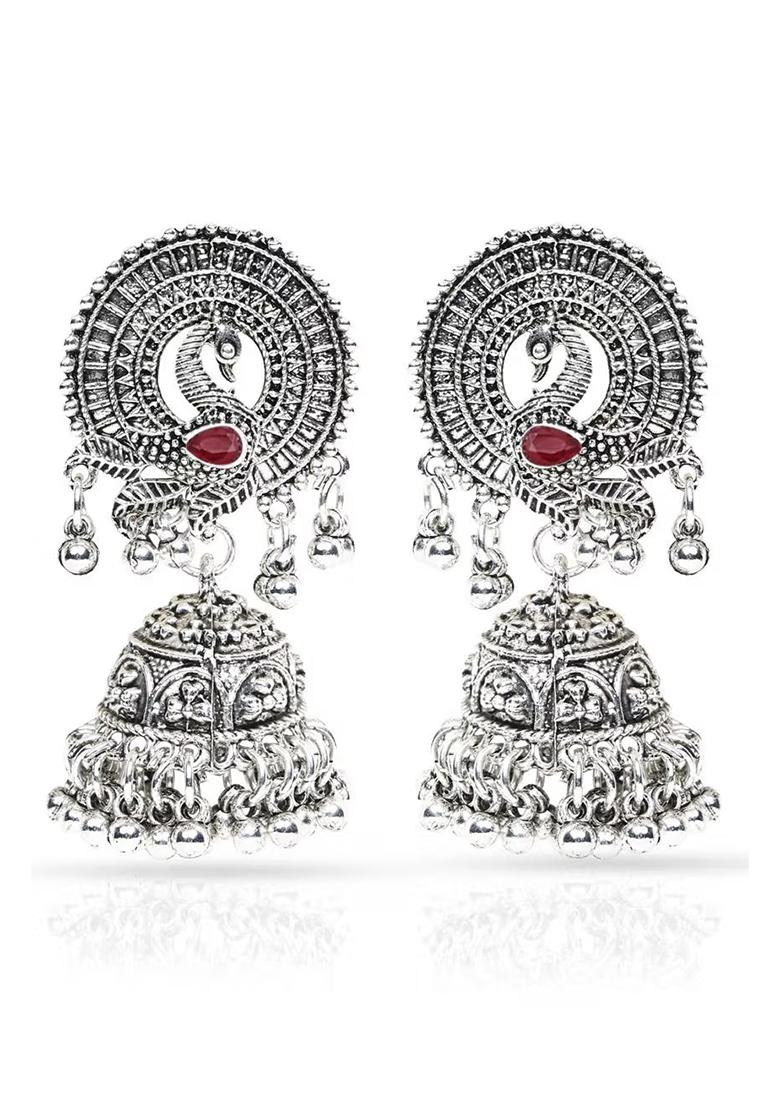 Gs Peacock Green Maroon Choker