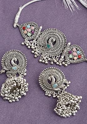 Gs Multicolor Peacock Choker