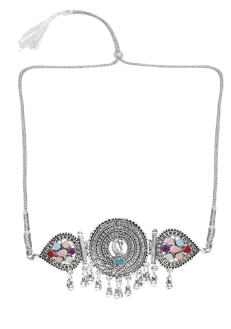 Gs Multicolor Peacock Choker