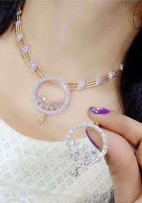 Ad Big Round Necklace Set