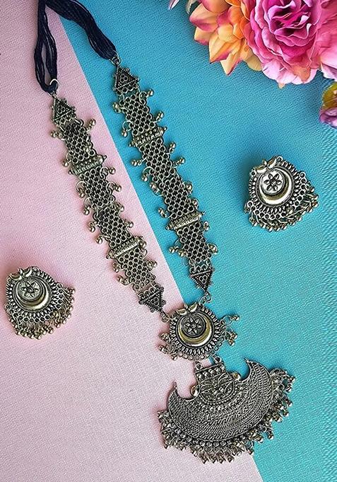 Oxidised Axe Necklace