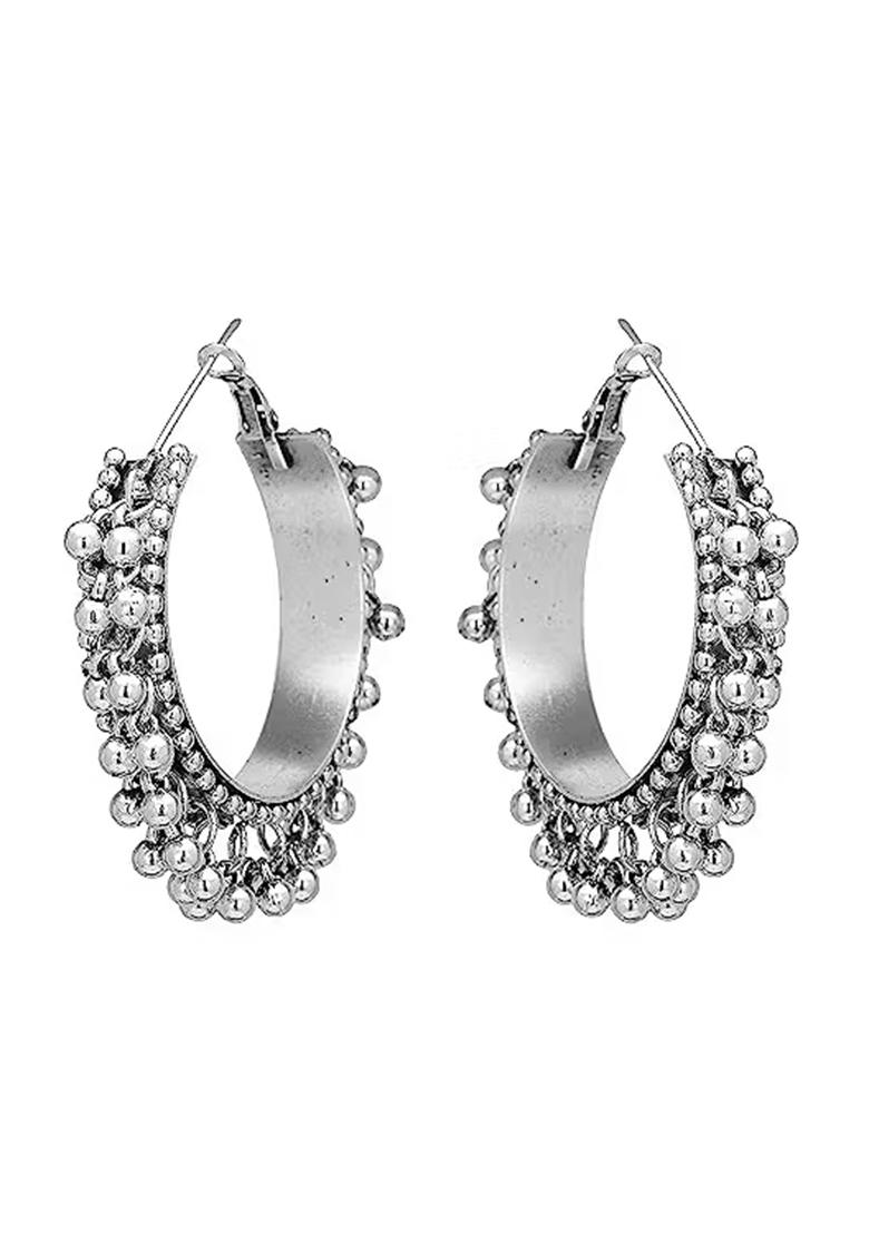 Ghunghroo Choker With Bracelet Bali And Ring