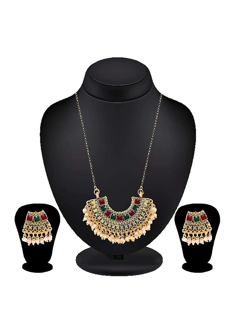 Multi Copper Mangalsutra With Leaf Mangalsutra