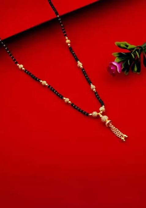 Multi Copper Mangalsutra With Leaf Mangalsutra