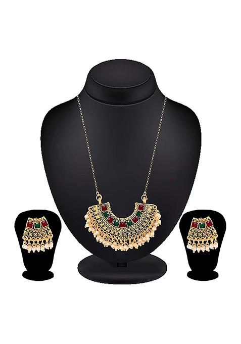 Multi Copper Mangalsutra With Leaf Mangalsutra