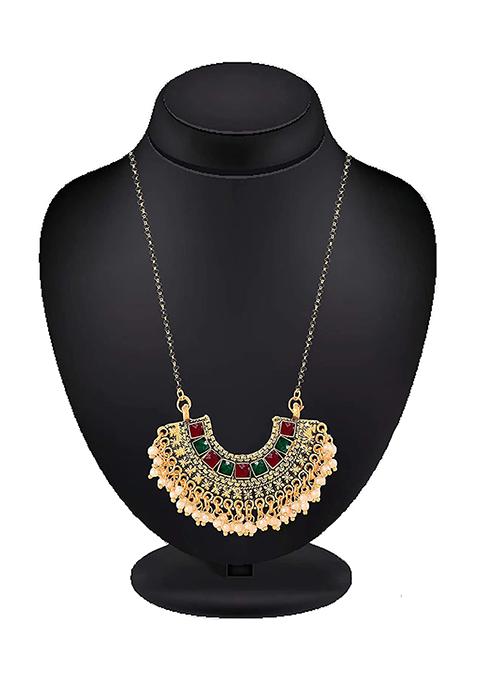 Multi Copper Mangalsutra With Leaf Mangalsutra