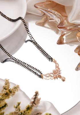 Rose Gold Plated Mangalsutra