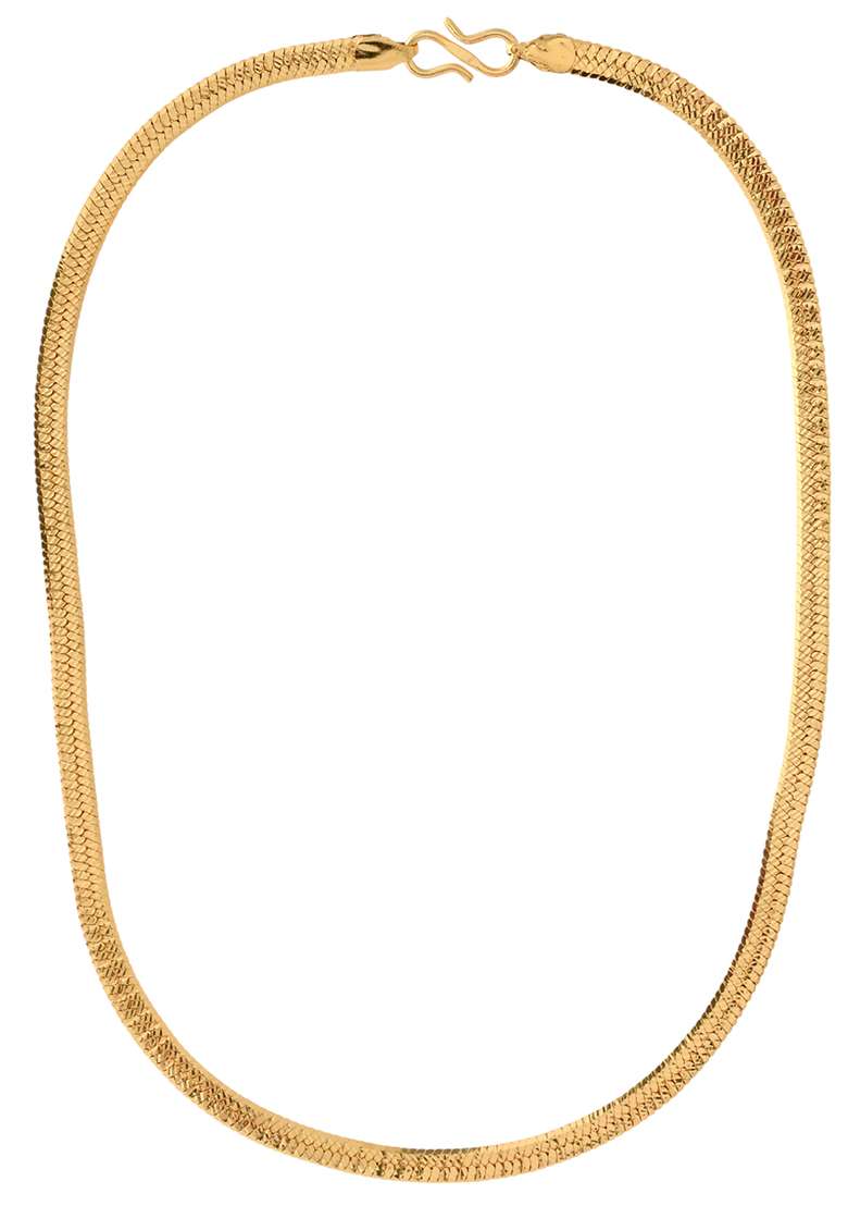 Premium Gold Plated Snake Chain - Indya