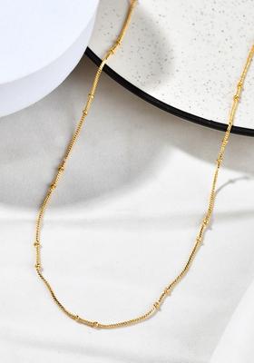 Elegant Gold Plated Twisted Rope Chain  And  Premium Brass Jewelry