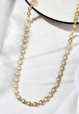 Elegant Gold Plated Pearl Chain For Women And Girls  And  Traditional Jewelry