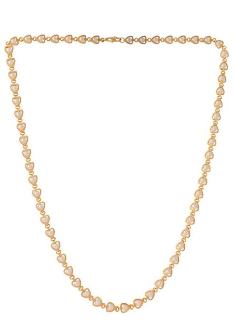 Elegant Gold Plated Pearl Chain For Women And Girls And Traditional Jewelry