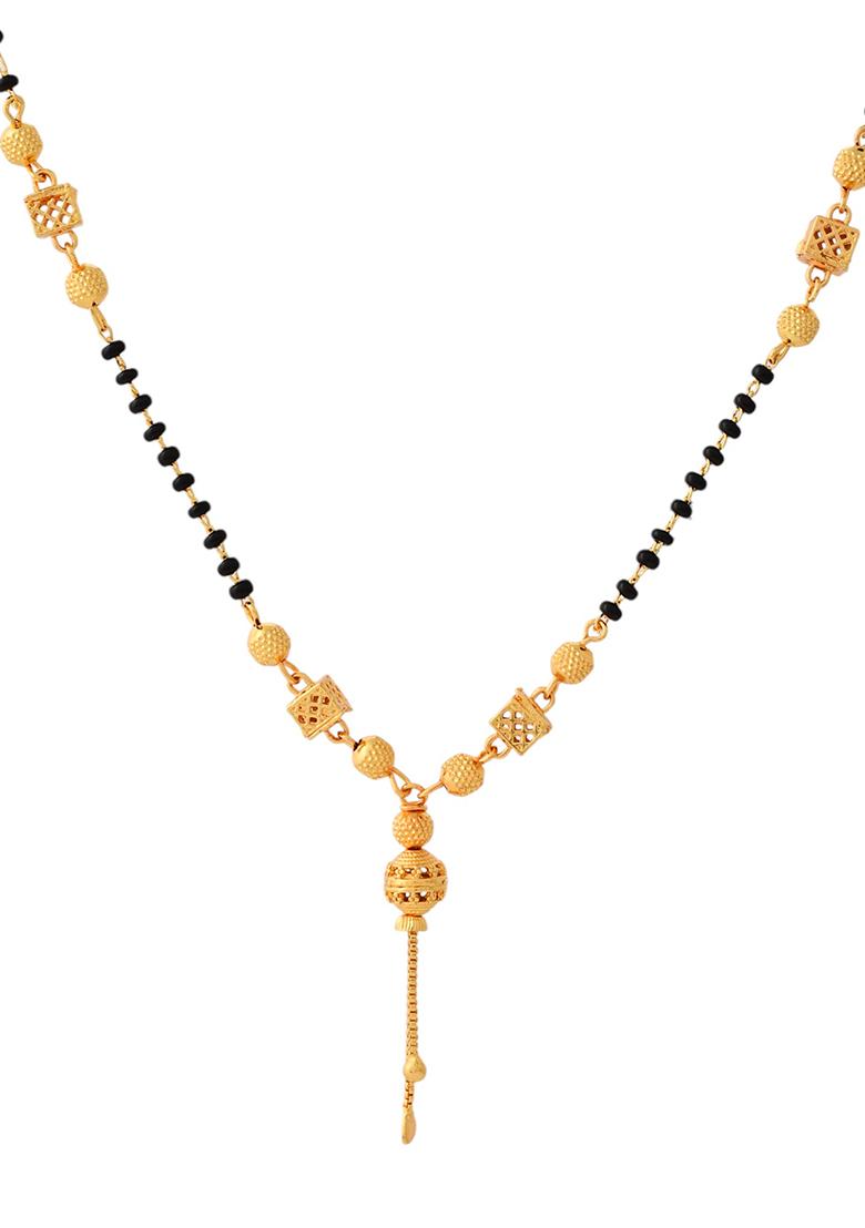 Traditional Gold Plated Double Strand Mangal Sutra