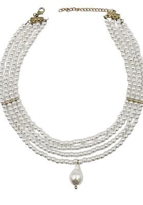 Brass Gold Plated Layered Necklace