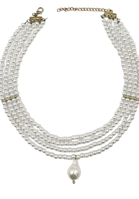 Brass Gold Plated Layered Necklace