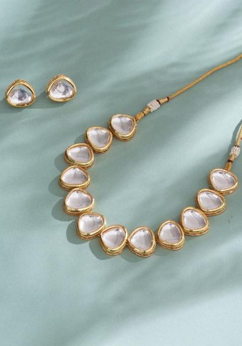 Kundan Choker Necklace Set