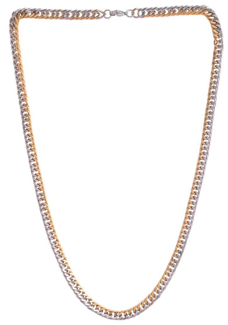 Men Dual Plated Stainless Steel Fashionable Chain