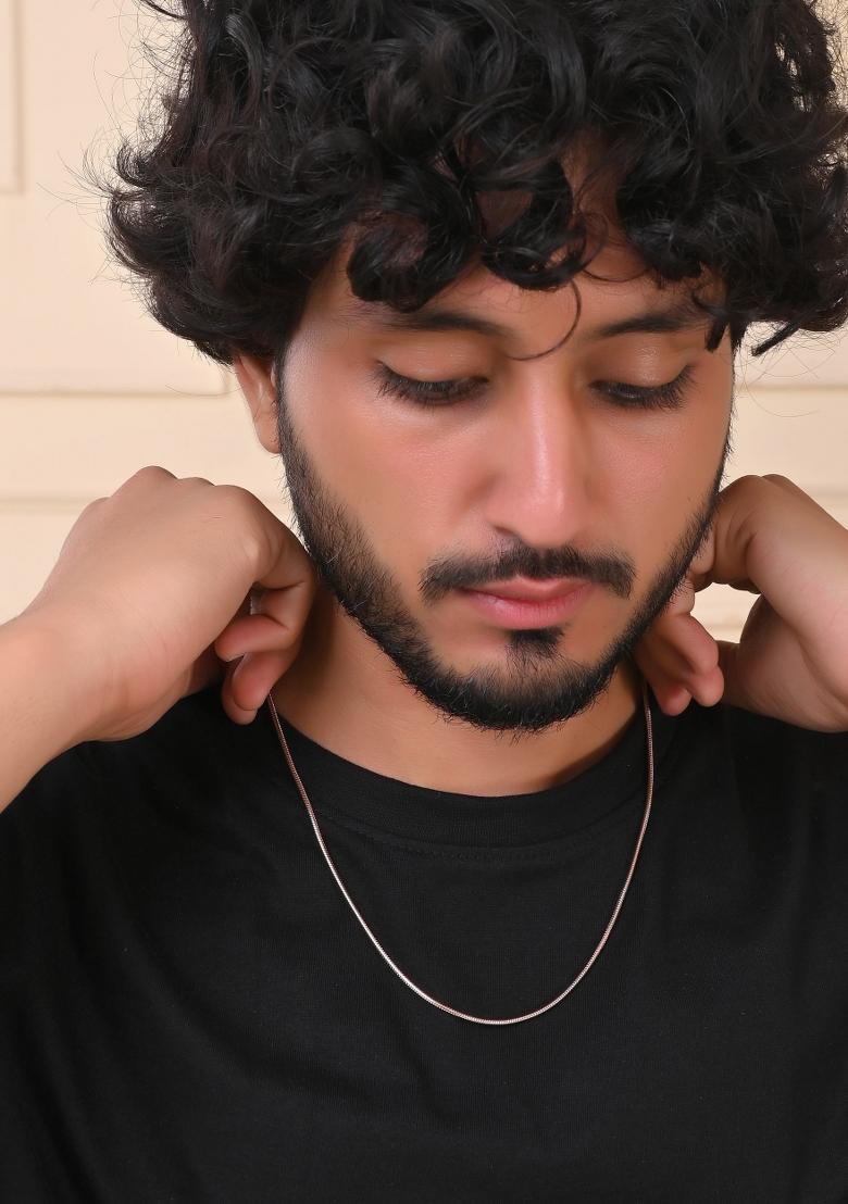 Copper Gold Plated Minimal Chain For Men
