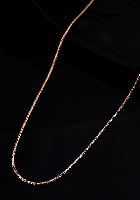 Copper Gold Plated Minimal Chain For Men
