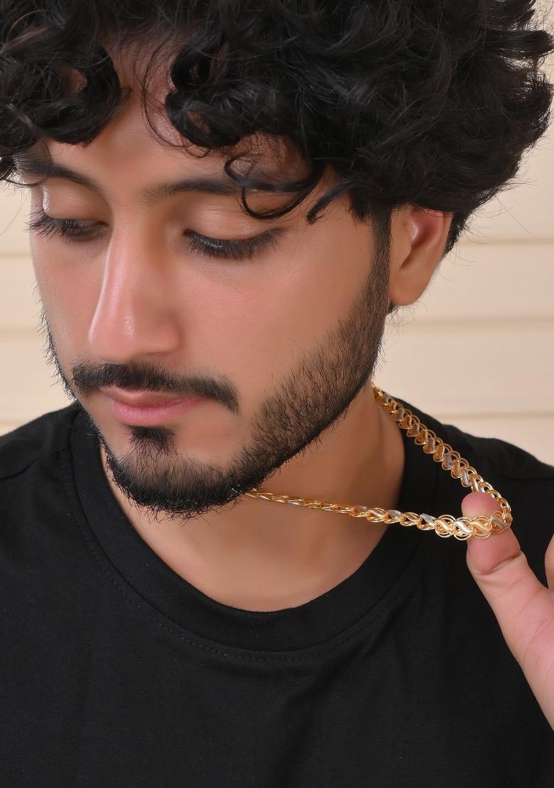 Men Dual Plated Designer Chain