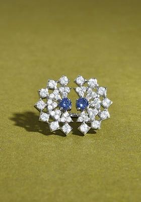 Silver Plated American Diamond Ring