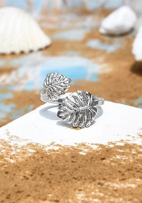 Silver Plated Rhodium Plated Ring