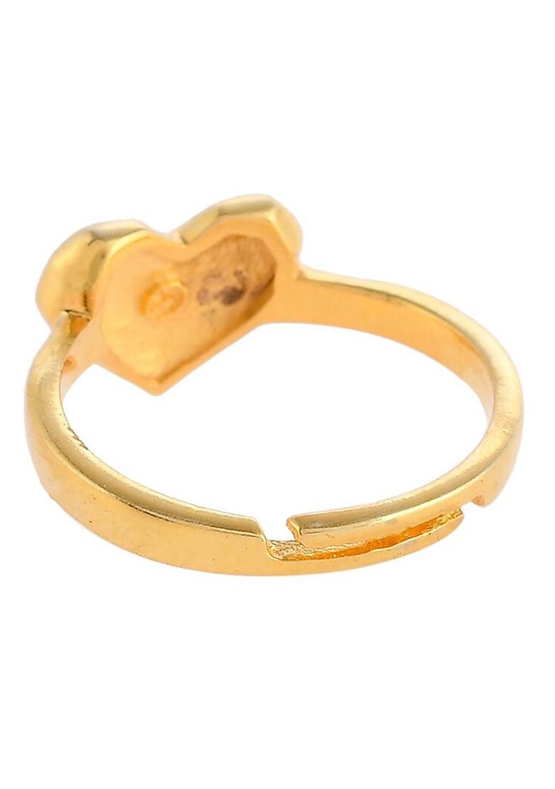 Gold Plated Heart Shape Ring