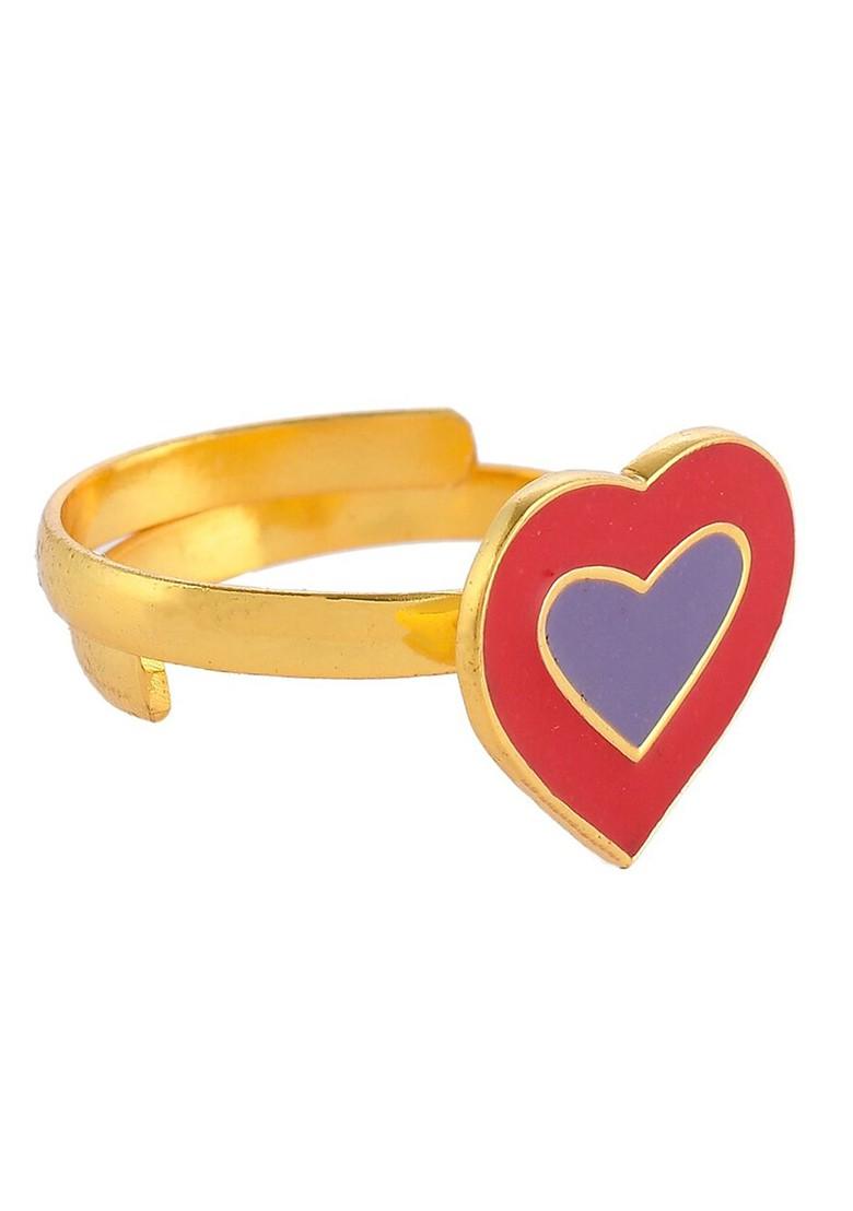 Gold Plated Heart Shape Ring