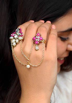 Pink Elegant Mulberry Ring