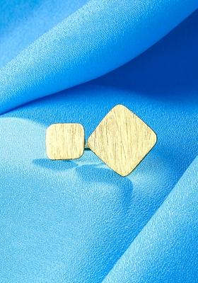 Gold Gold Plated Adjustable Finger Ring