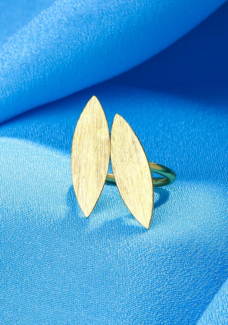 Gold Western Gold Plated Adjustable Finger Ring