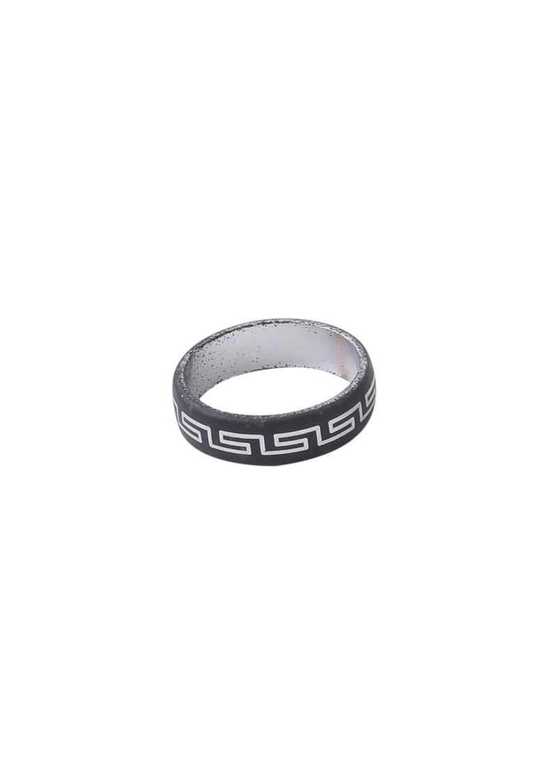 Silver Metal Ring For Men